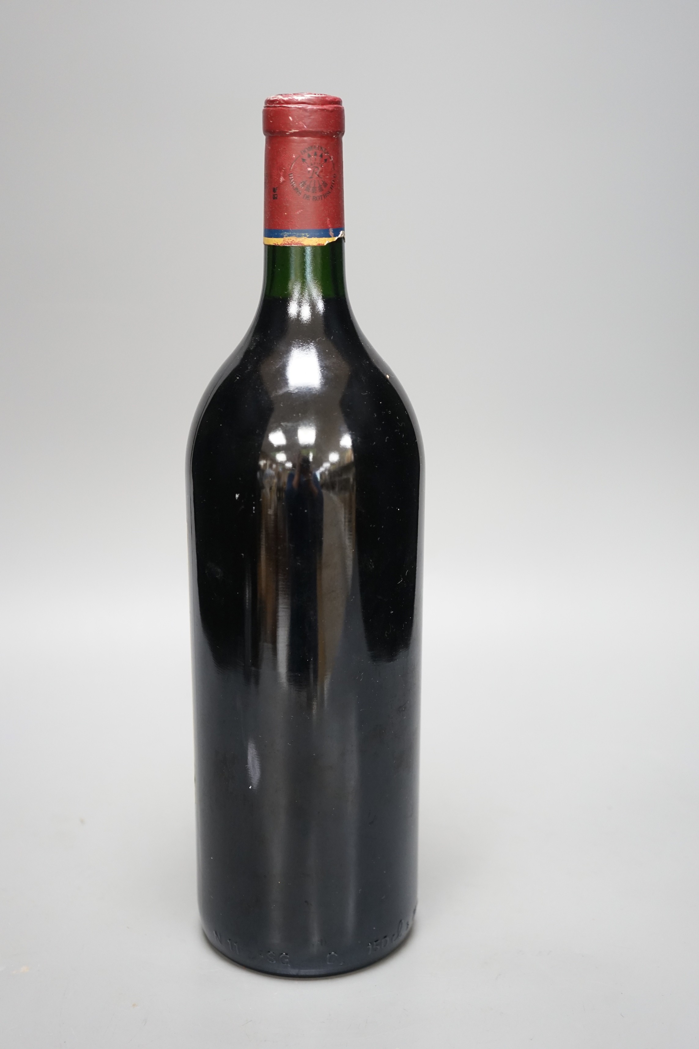 A magnum bottle of 1988 Carruades de Lafite Rothschild Pauillac